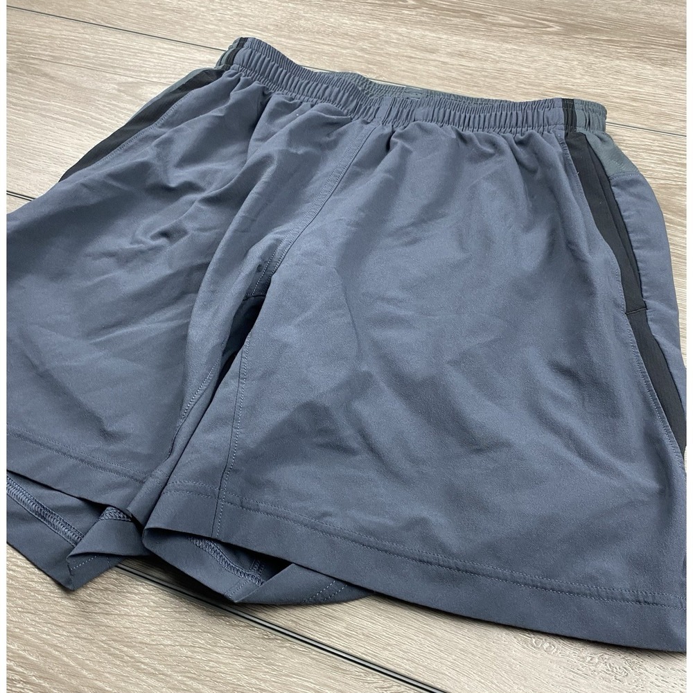 Under Armour Men's Heat Gear Athletic Lined Shorts Grey Size Medium